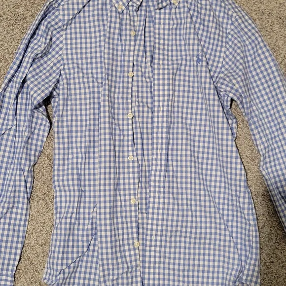 Ralph Lauren Gingham Slim Fit Button Down - Picture 4 of 8